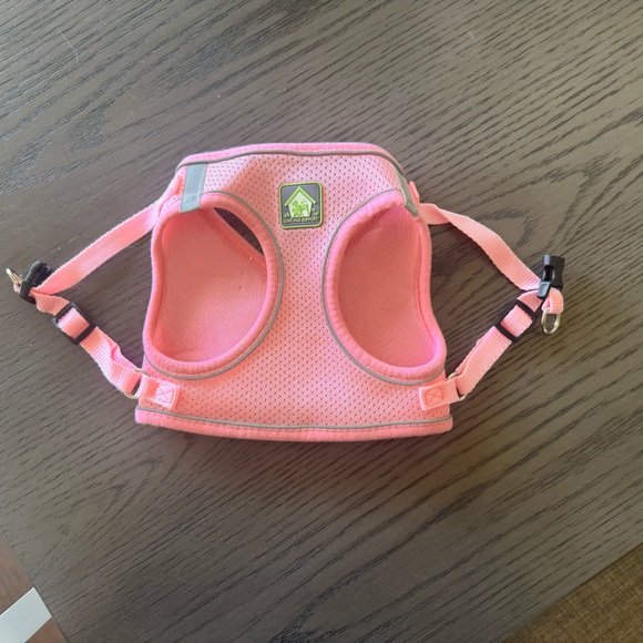 Pink Dog Harness Reflective Soft Ultra Padded Mesh Dog Harness Large - Picture 4 of 5